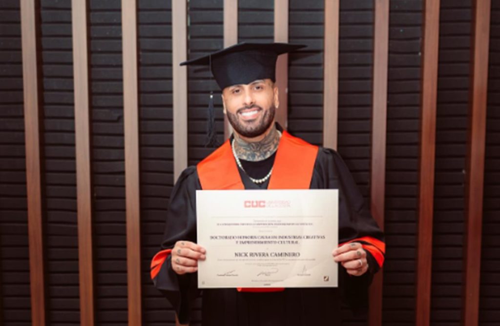 Nicky Jam, nombrado doctor Honoris Causa: "Es mi mayor premio"