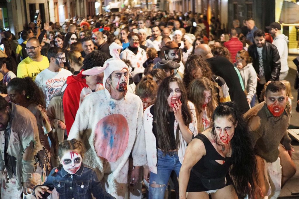 Los zombies vuelven a tomar La Laguna el 31 de octubre. Sergio Méndez