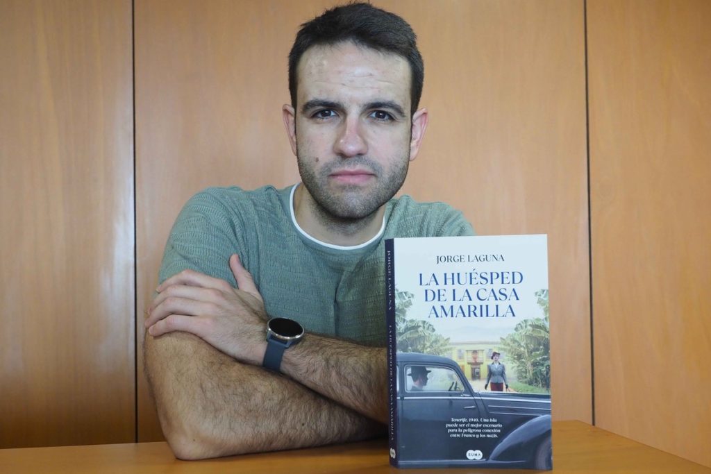 El escritor tinerfeño Jorge Laguna. DA