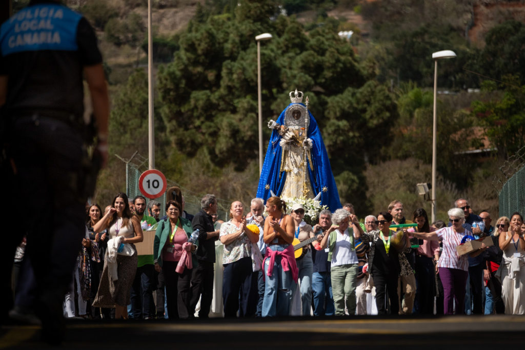 El regreso de la virgen de Candelaria obliga a cambios en el tráfico en Santa Cruz