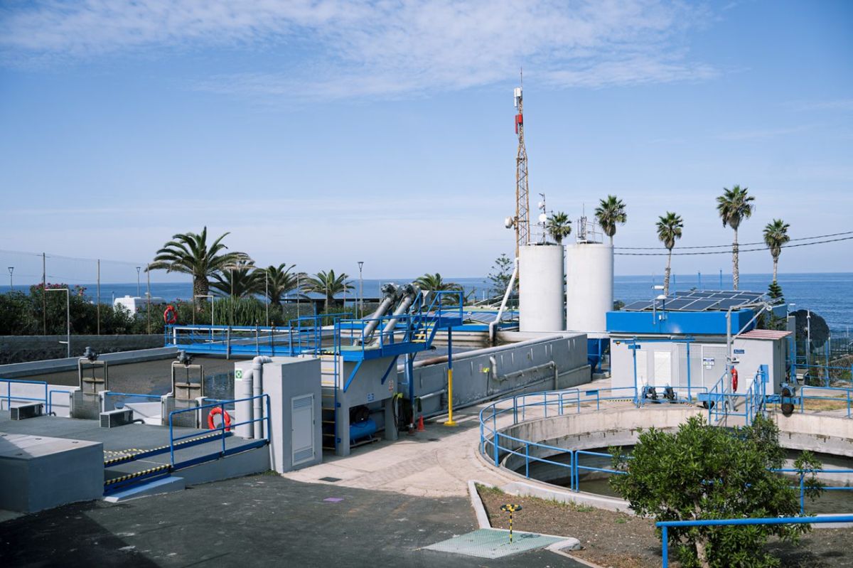 La depuradora de Punta del Hidalgo, en La Laguna, culmina su modernización para el uso agrícola de agua regenerada