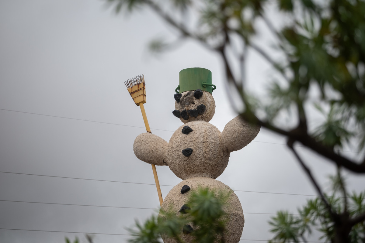 Furor las redes tras lo ocurrido con el muñeco de nieve de Tenerife