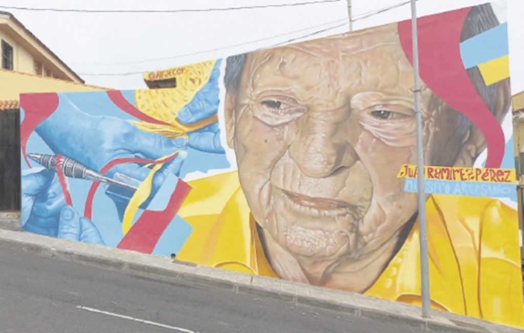 El mural de Tenerife que opta a estar entre los mejores del mundo
