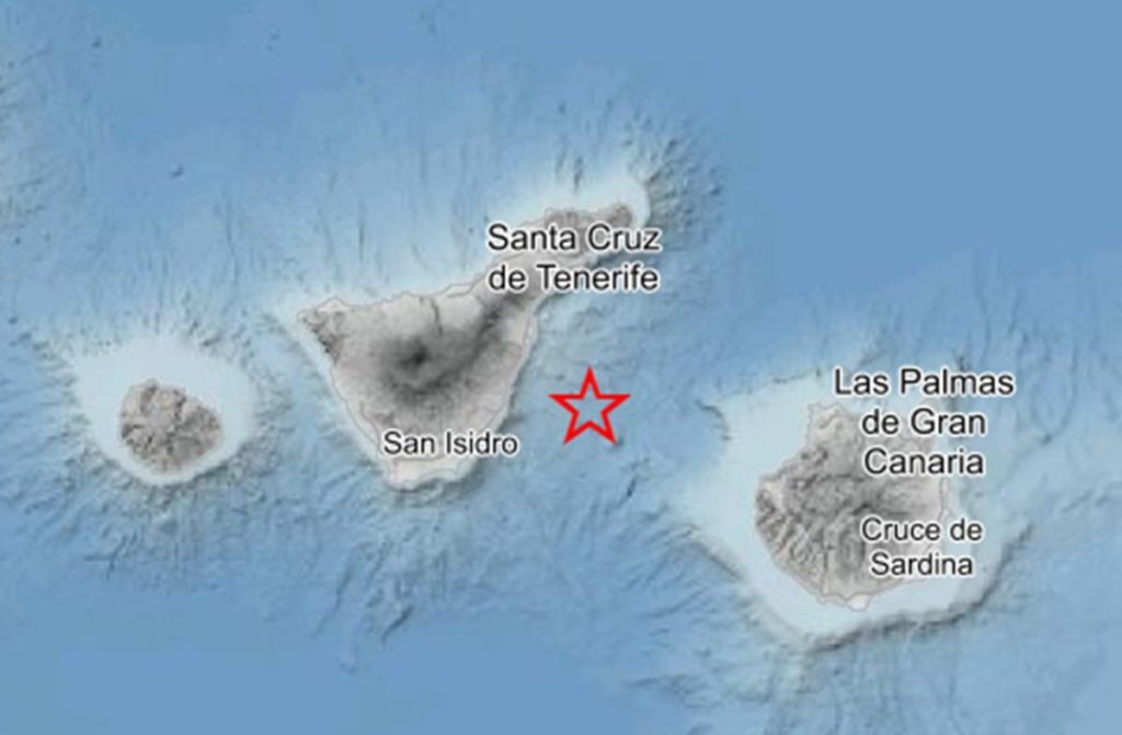 Vecinos de Güímar y Arico sienten un terremoto detectado entre Tenerife y Gran Canaria