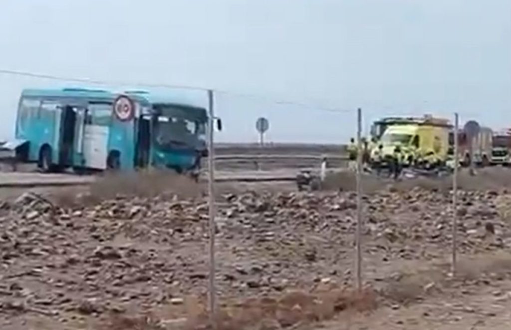Accidente mortal en Canarias con una guagua y un coche involucrados