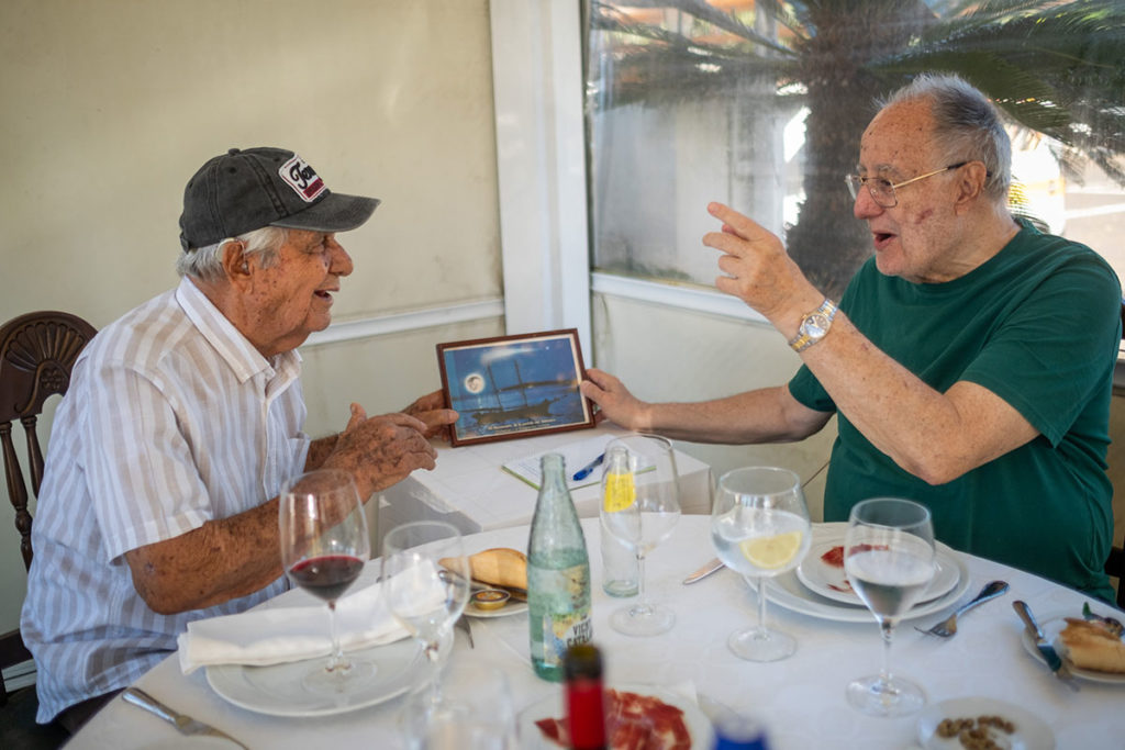 Carlos Jara Mesa, 92 años, pasajero del Telémaco
