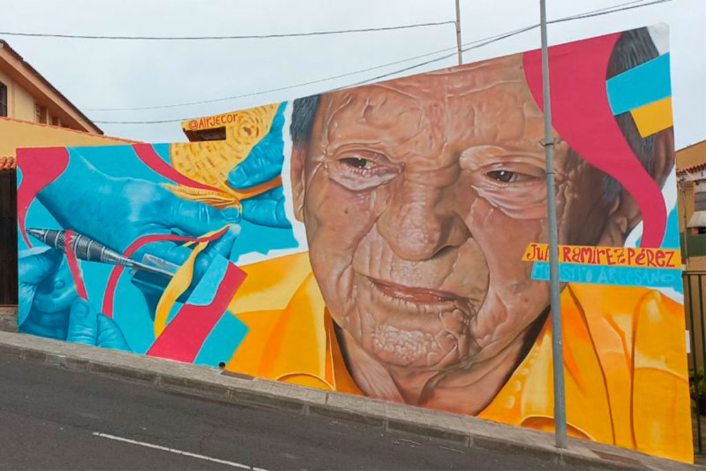 Un mural de La Orotava, elegido entre los mejores del mundo por Street Art Cities