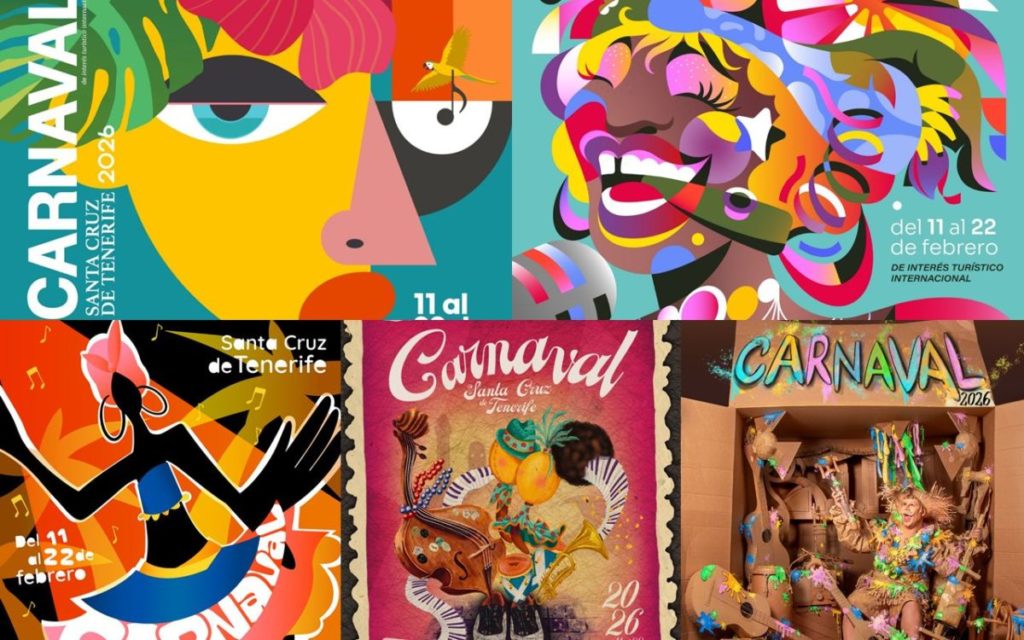 Estos son los 5 finalistas a cartel del Carnaval de Santa Cruz de Tenerife 2026