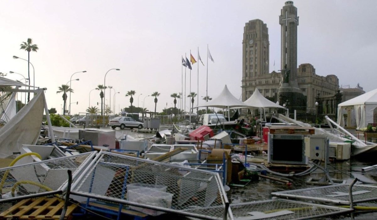 20 años del ‘Delta’, el ciclón tropical que desató su furia en Canarias