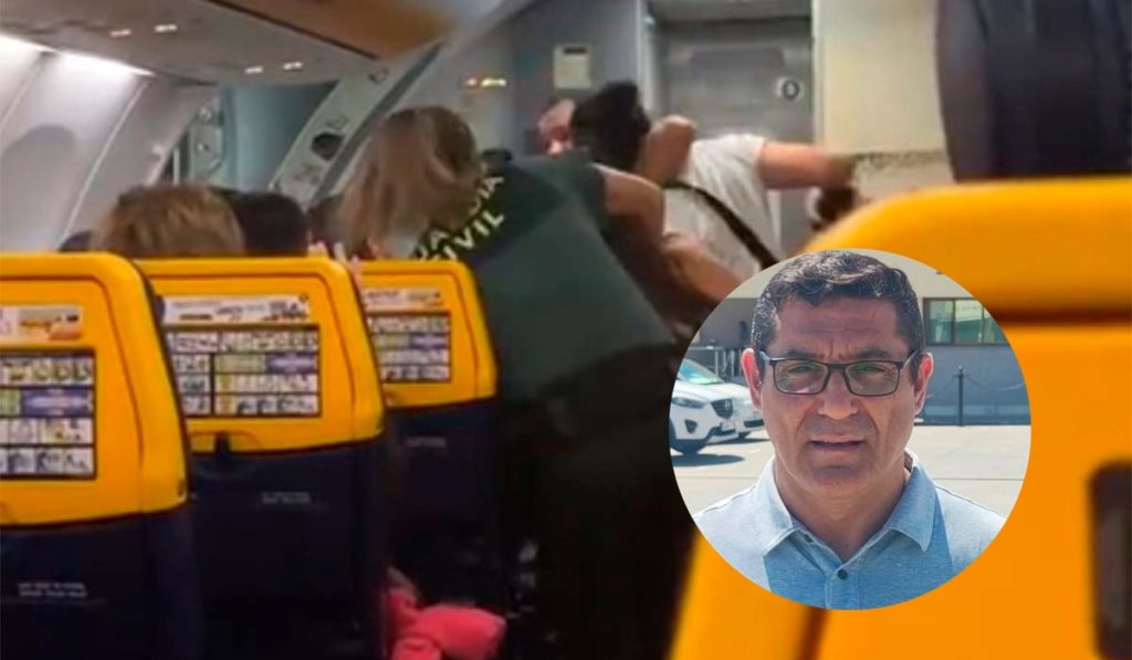 Dos agentes de la Guardia Civil, heridos en la detención de una luchadora de MMA en un avión en Canarias: "No disponemos de medios para reducir a una persona así"