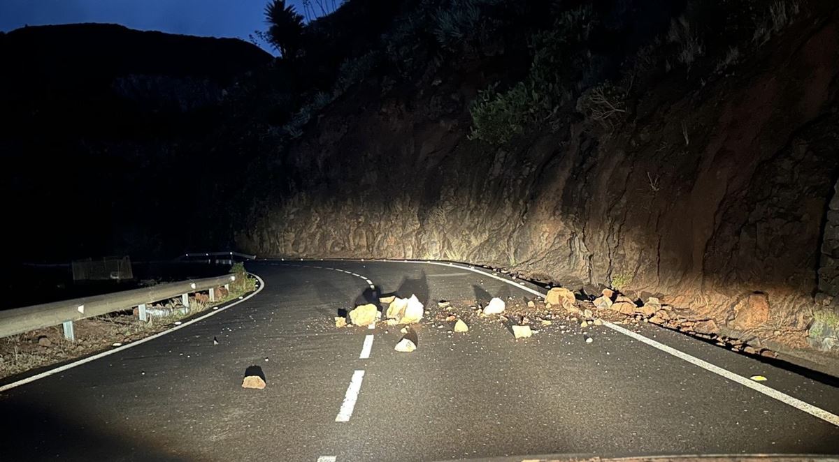 Canarias registra 120 incidencias por la borrasca Claudia durante la madrugada de este jueves