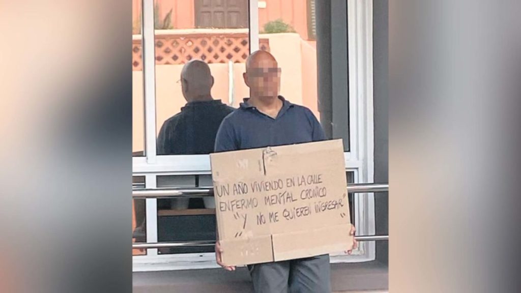El desesperado grito de Naum tras un año en situación de calle en Tenerife