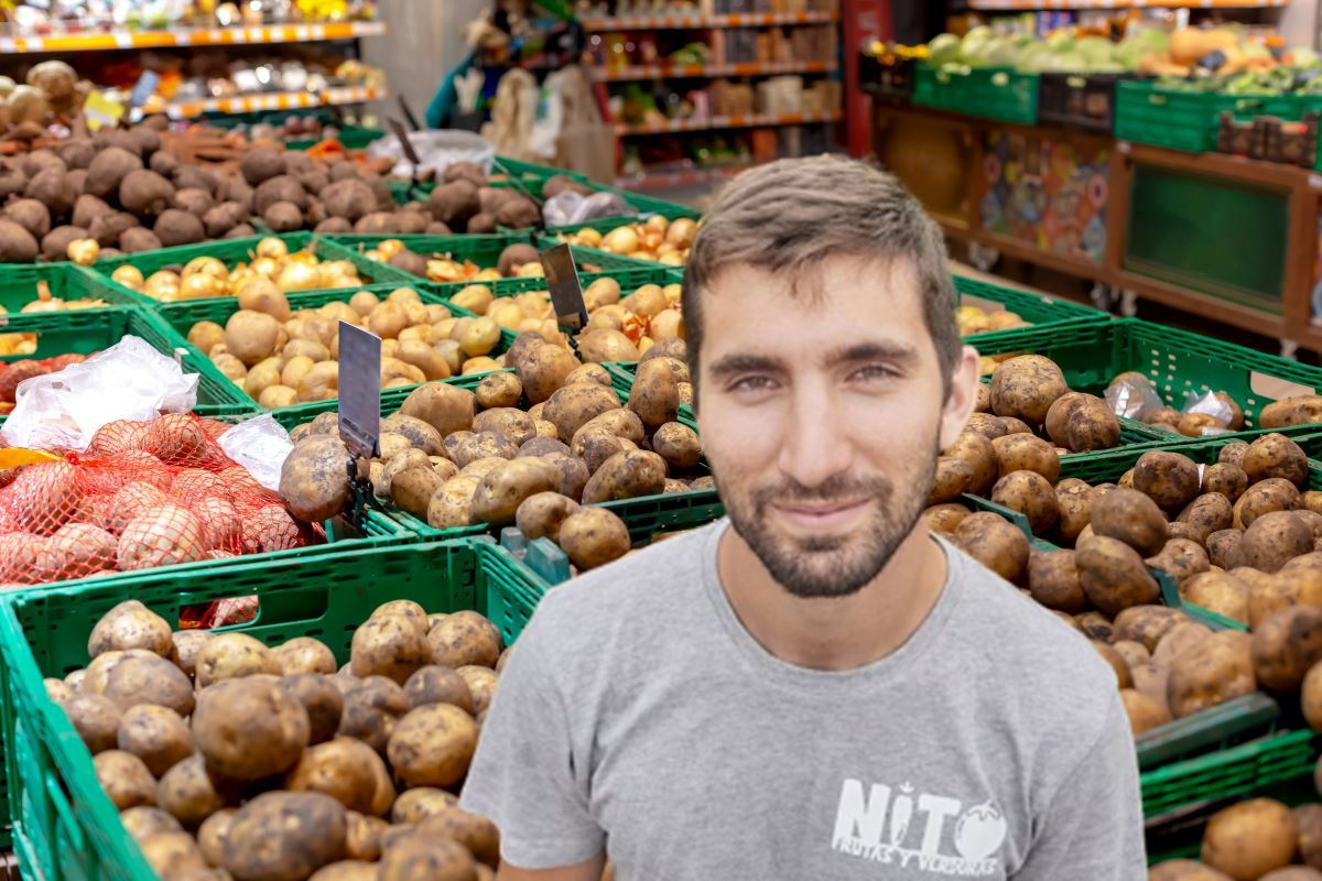 Nito, el autor que ha sorprendido con el primer bocadillo de cotufas. DA
