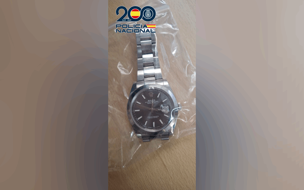 Detenida tras intentar vender un reloj robado a un médico en Canarias: cuesta 10.000 euros