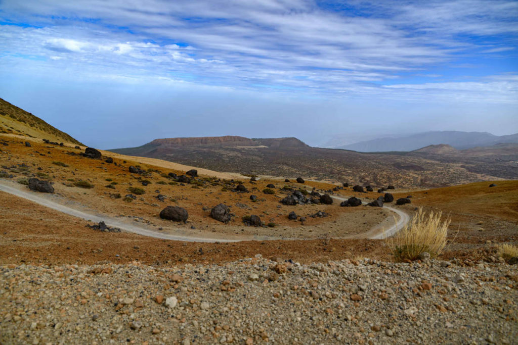 Vista parcial del Parque Nacional del Teide.