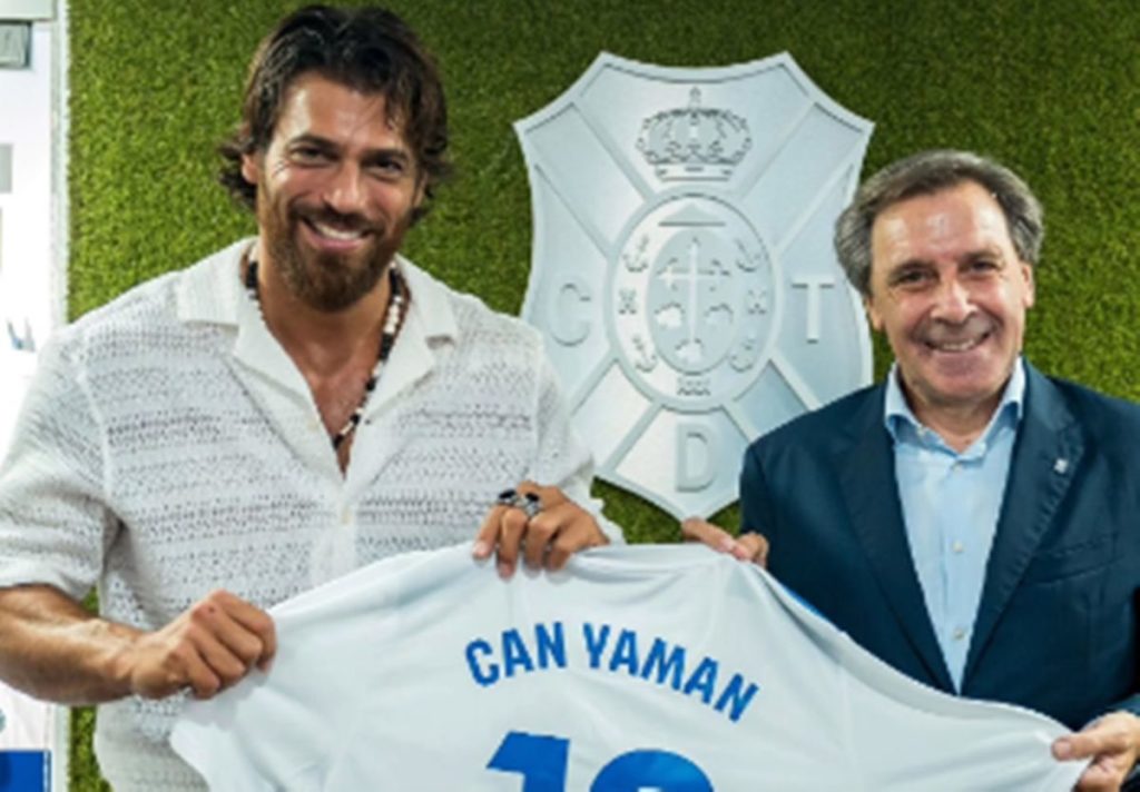 El actor Can Yaman 'ficha' por el CD Tenerife