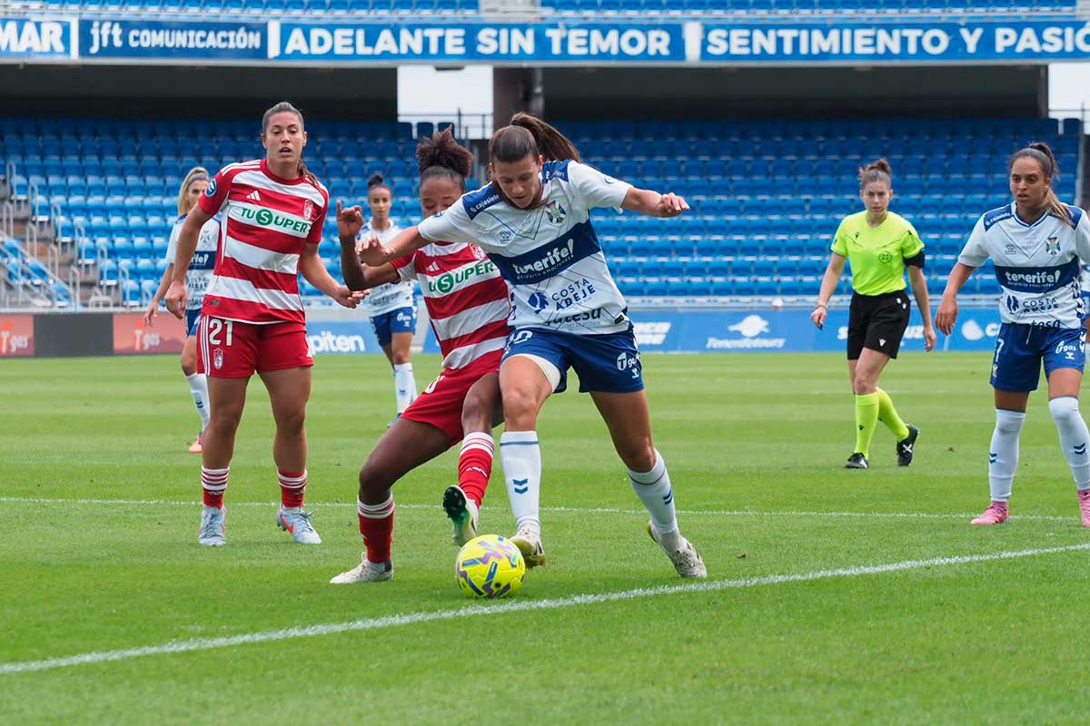 El Costa Adeje Tenerife Egatesa rescata un punto en el Heliodoro ante el Granada (2-2)
