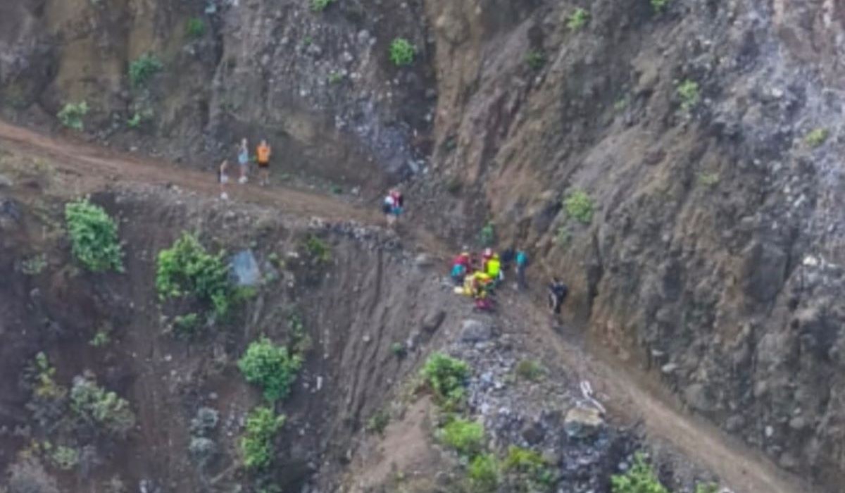Un desprendimiento en Anaga deja un herido grave. 112 Canarias
