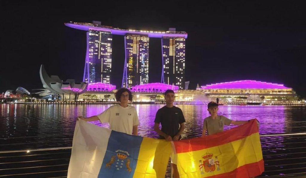 Tres jóvenes palmeros representan al país en el Mundial de Robótica