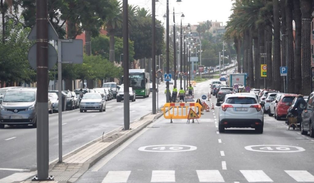 Ya hay fecha para el fin de las obras en una de las principales vías de conexión con la zona centro de La Laguna