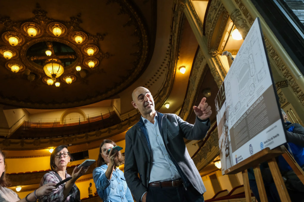 El Teatro Guimerá se pone guapo y presidirá el futuro eje de edificios culturales de Santa Cruz de Tenerife. Fran Pallero