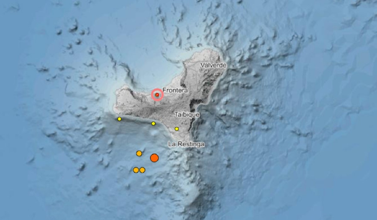 Ascienden a 8 el número de terremotos registrados en El Hierro. IGN