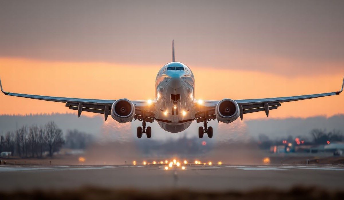Susto en pleno despegue por un golpe de cola en un avión. DA