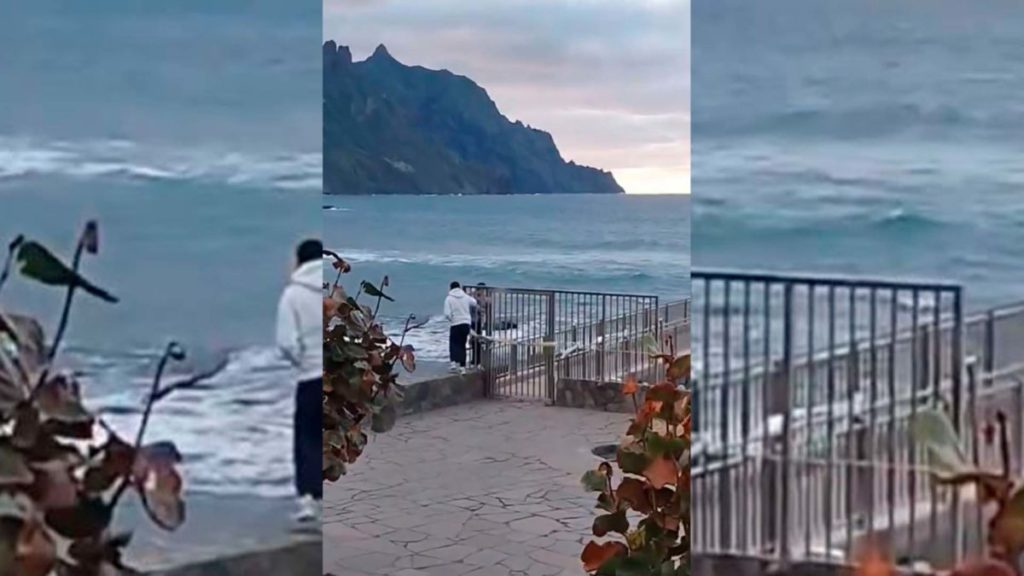 Se saltan el vallado de seguridad en la playa de Las Bodegas, en Tenerife: "Las vallas no se colocan por capricho"