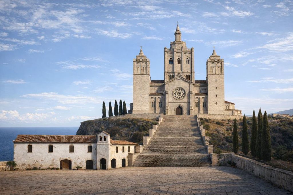 El proyecto fallido de la basílica neogótica de Candelaria