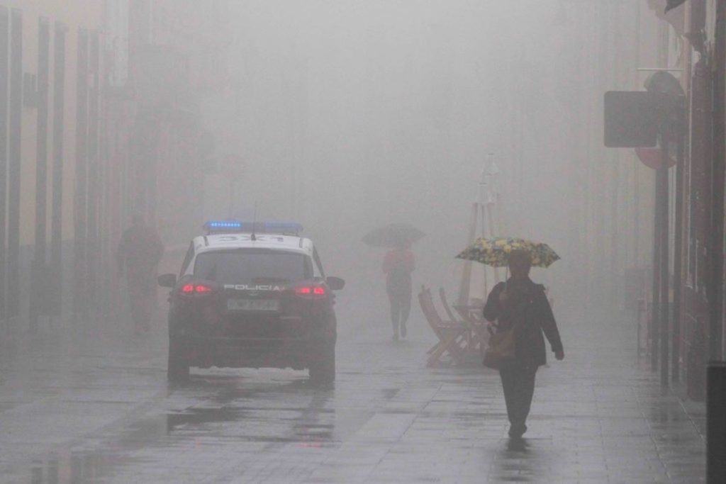 La Aemet avanza la previsión de cara al frente atlántico que dejará fuertes lluvias en Canarias