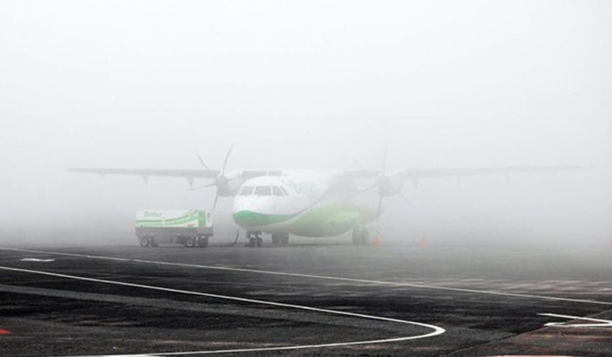 Primeras consecuencias de la borrasca Therese: un avión obligado a regresar a Tenerife