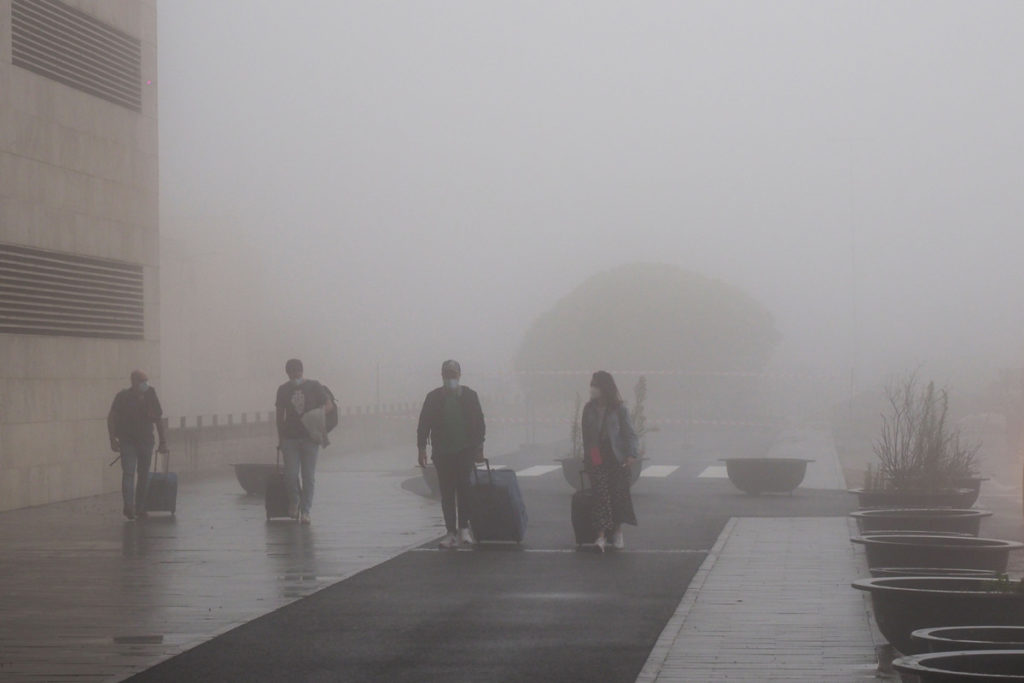 Desviados 6 vuelos y uno cancelado en Tenerife Norte por meteorología adversa