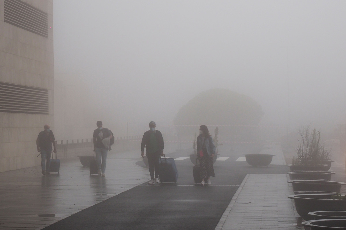 Desviados 6 vuelos y uno cancelado en Tenerife Norte por meteorología adversa