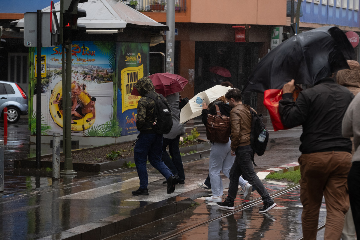 Las lluvias seguirán siendo moderadas en Canarias: la previsión actualizada de la Aemet, para hoy