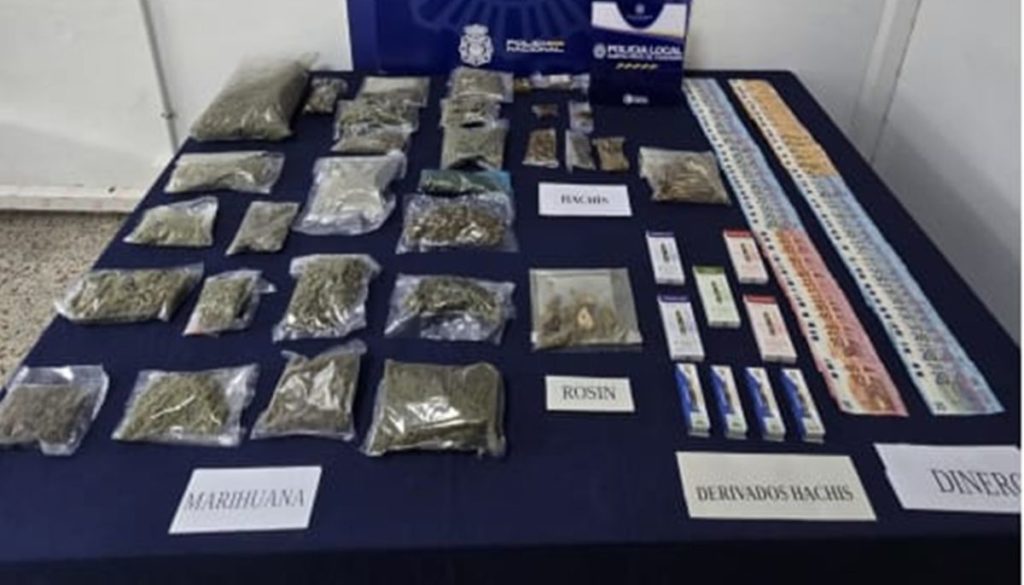 La Policía Nacional desarticula un punto de venta de drogas en pleno centro de Santa Cruz de Tenerife que parecía una asociación privada