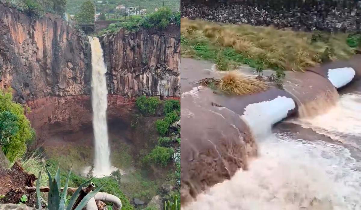 La increíble estampa que han dejado las lluvias en Tenerife: “Impresionante”