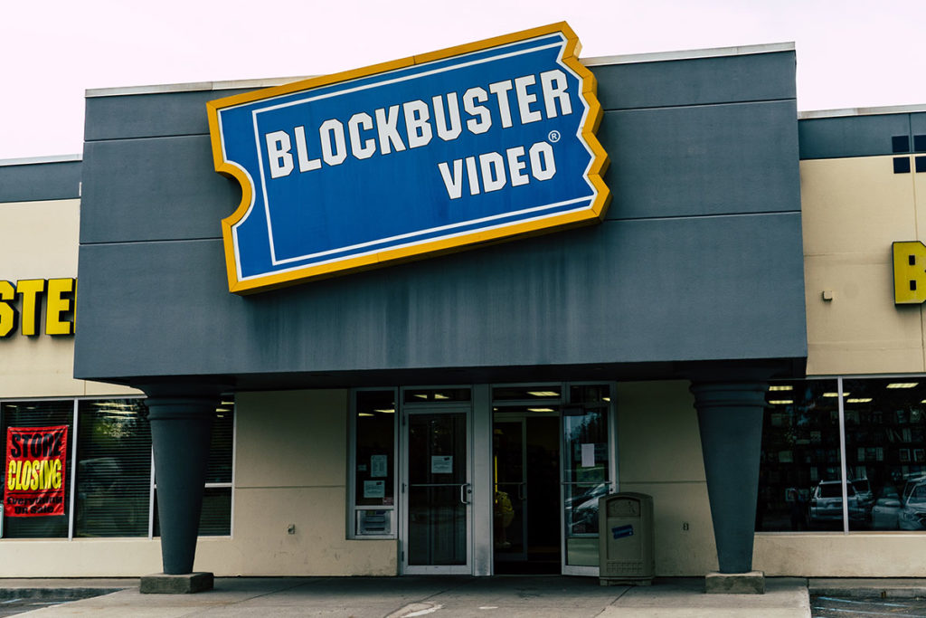 Blockbuster tienda