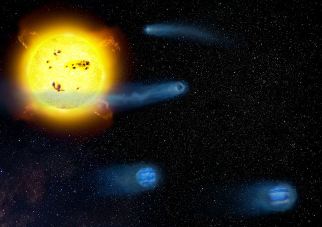 El IAC desvela el proceso que convierte planetas gigantes en supertierras