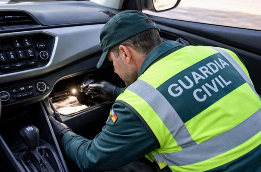 Qué puede revisar realmente la Guardia Civil en la guantera y en qué casos puede haber multa