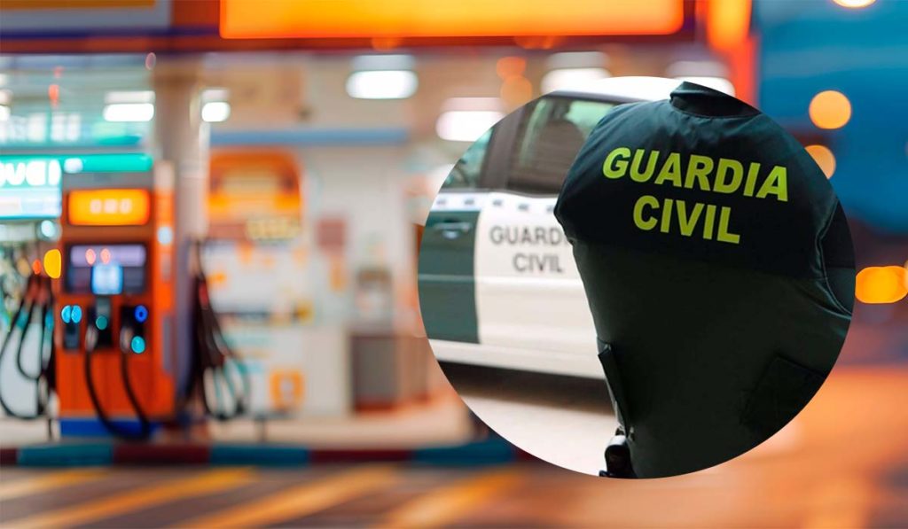 La Guardia Civil se topa con una escena inquietante en una gasolinera de Canarias