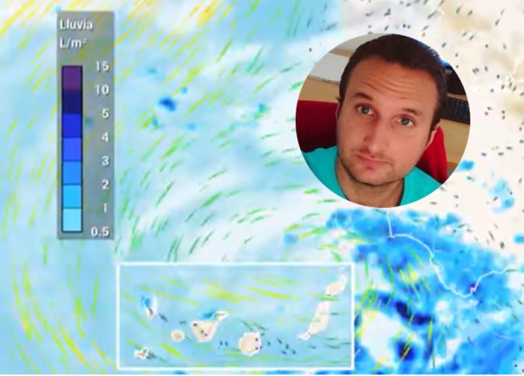 Samuel Biener, meteorólogo, avisa: "Las lluvias intensas regresan a Canarias"