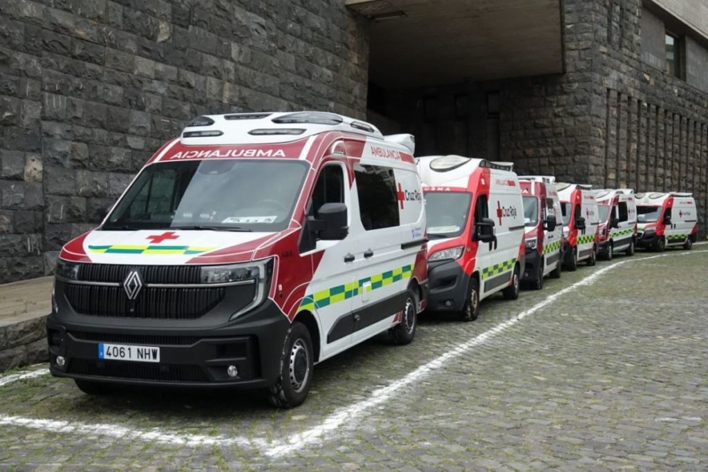 Ambulancias del Hospital del Carnaval. DA