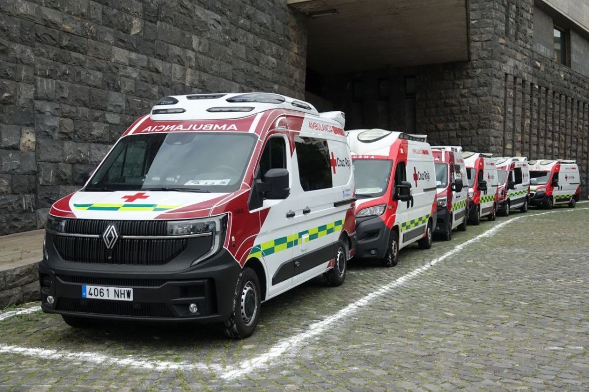 Ambulancias del Hospital del Carnaval. DA
