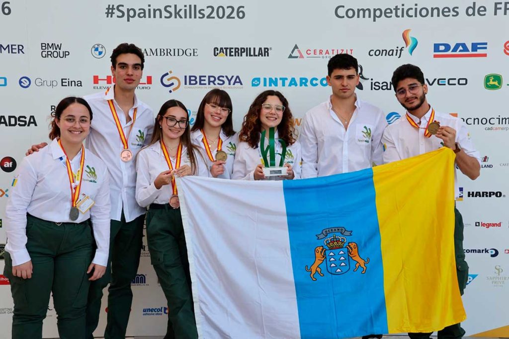 El "dream team" de la FP canaria hace historia: 7 medallas y un billete directo a China