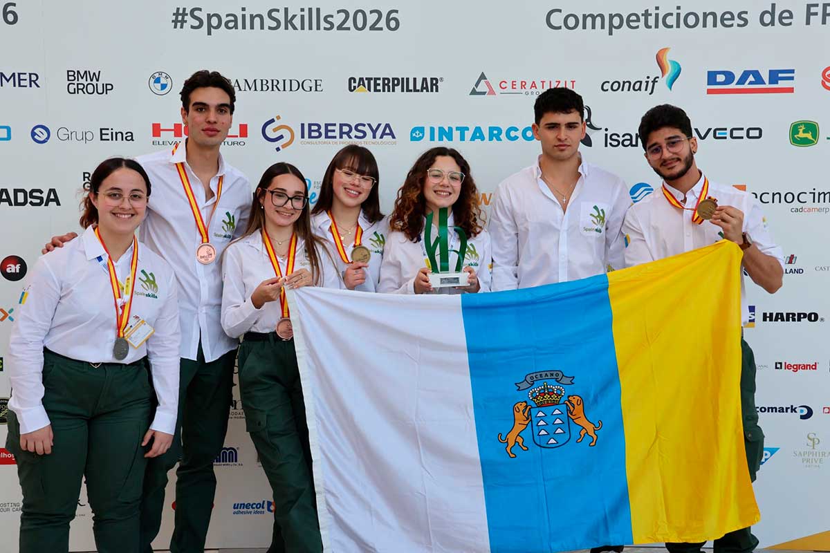 El "dream team" de la FP canaria hace historia: 7 medallas y un billete directo a China