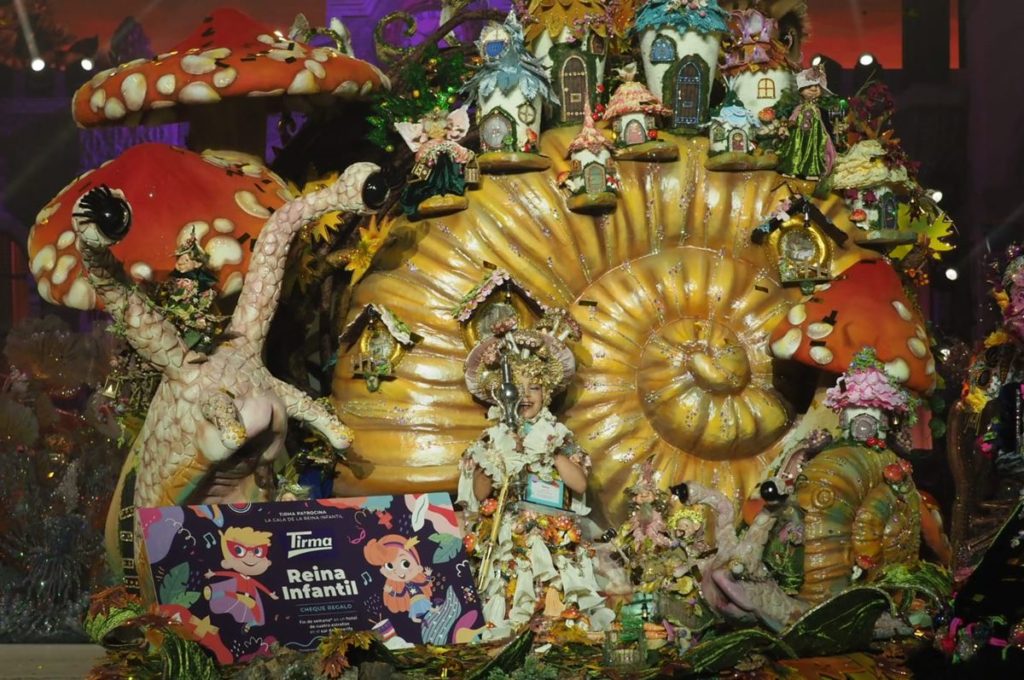 Micaela Díaz Lima, Reina Infantil del Carnaval de Santa Cruz de Tenerife 2026