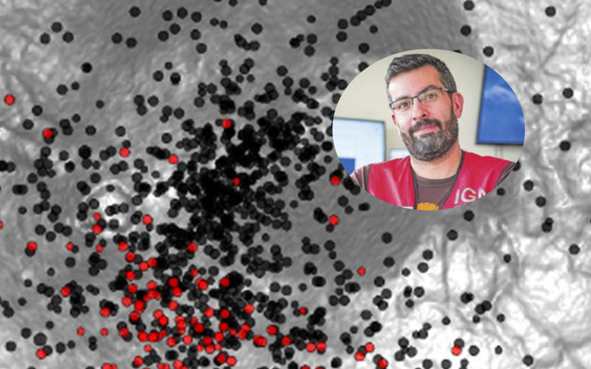 El director del Instituto Geográfico Nacional (IGN) en Canarias, Itahiza Domínguez