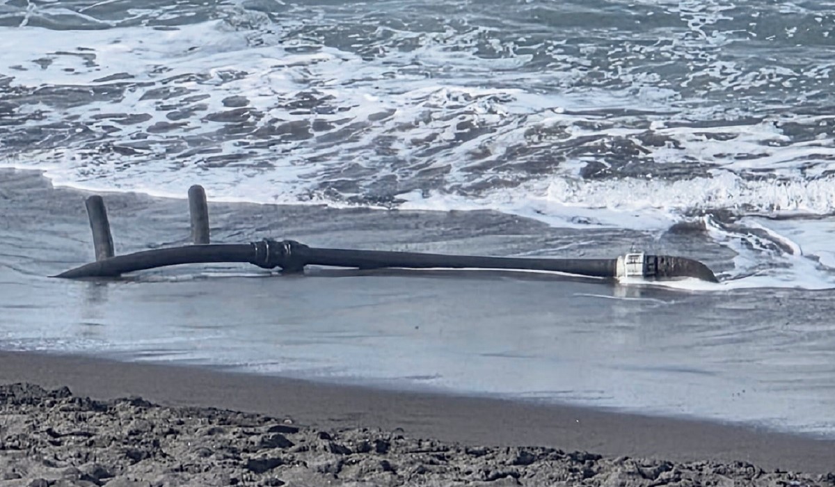 El extraño caso de la tubería de gran tamaño descubierta y eliminada de Playa Jardín