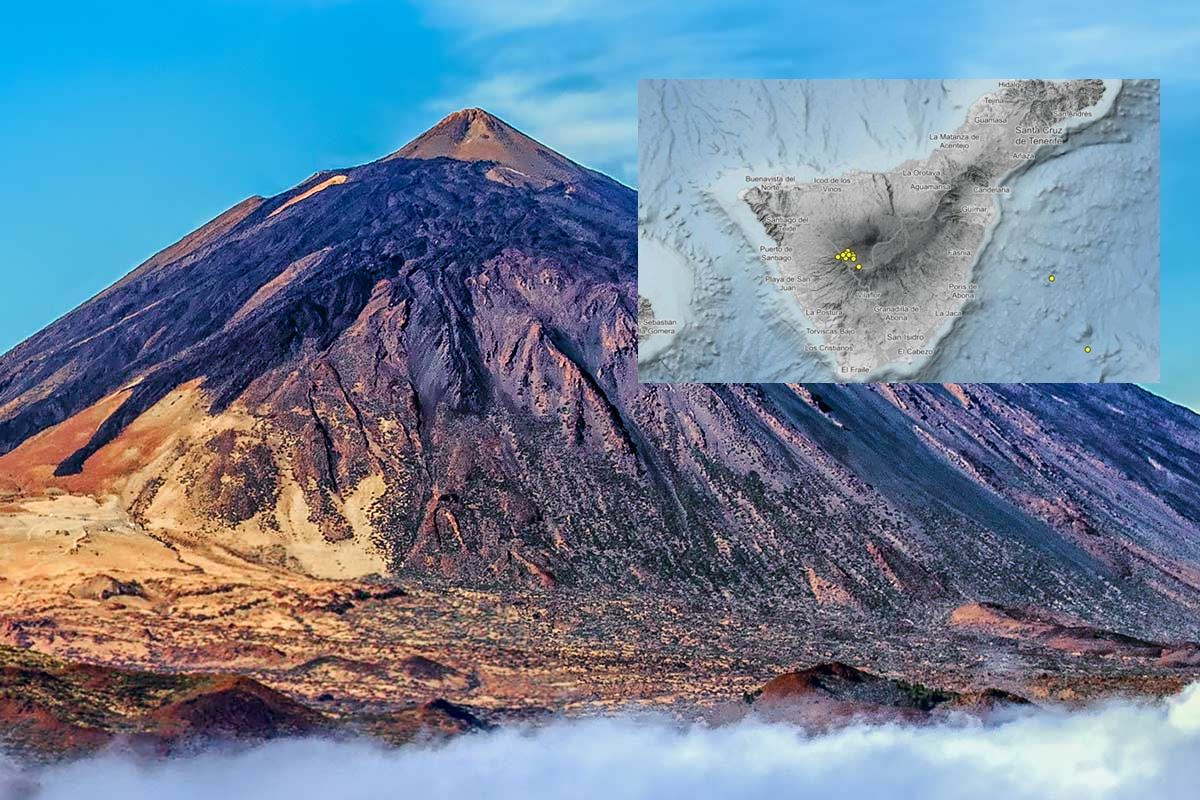El Teide no descansa: el último enjambre sísmico en Las Cañadas fue mucho más potente de lo anunciado