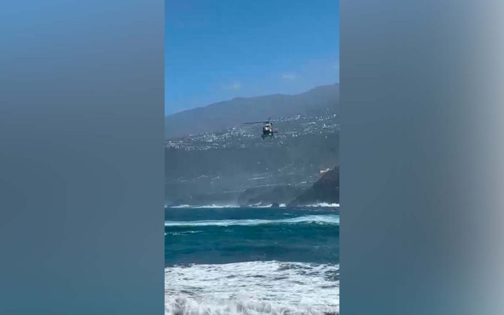 Hallan un cuerpo sin vida en la zona donde desapareció el parapentista en Puerto de la Cruz